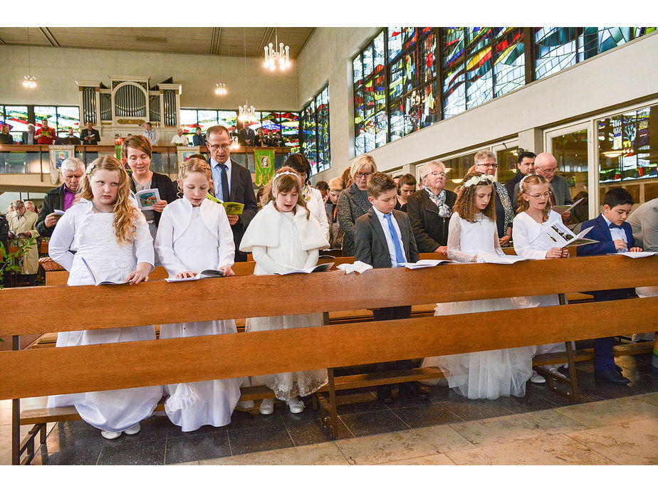 Feier der 1. Heiligen Kommunion in Sankt Maria (Foto: Michael Bohl)